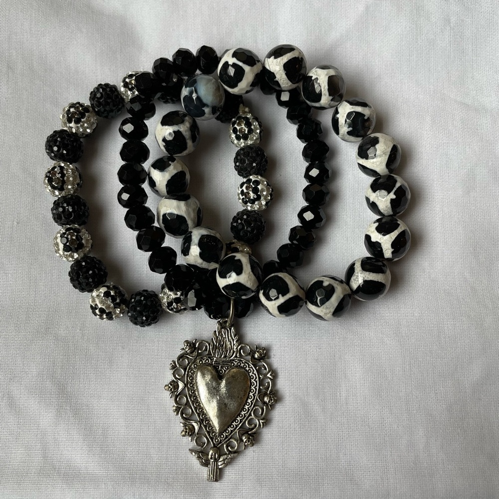 Stretch bead bracelets